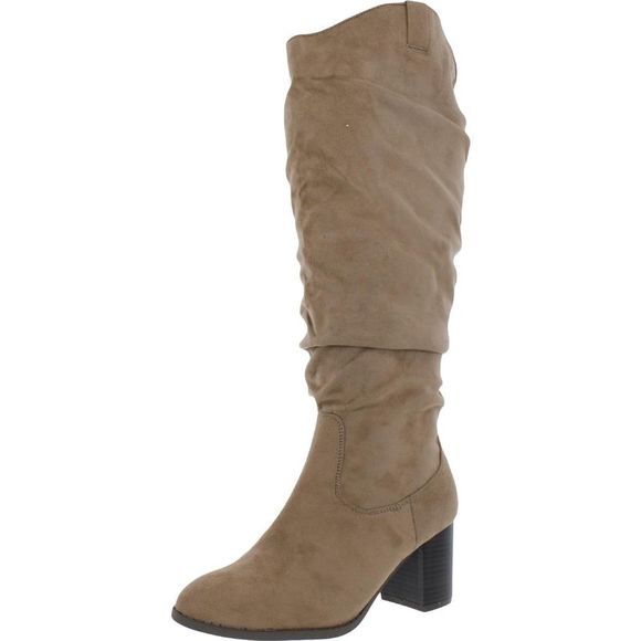 Journee Collection Women's Siffy Rainboot Brown Size 8.5 M